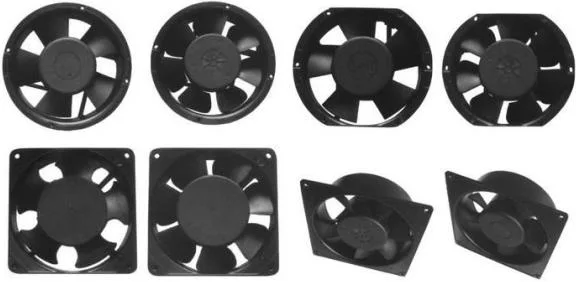 Mini Cooling Exhaust Indusrial AC Square Mixed Flow Fan 5 Wings