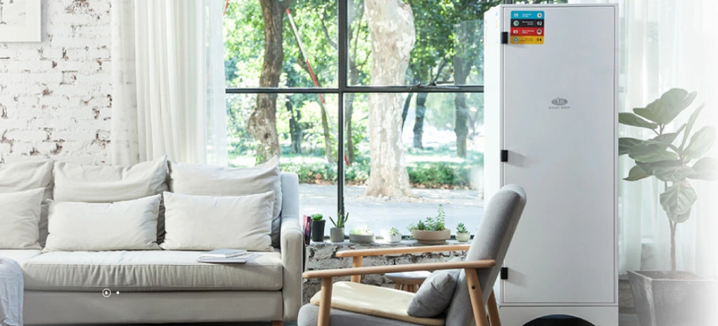 High Quality Floor Standing Fresh Air Recovery Ventilator Hrv/ Erv Ductless Home Ventilator