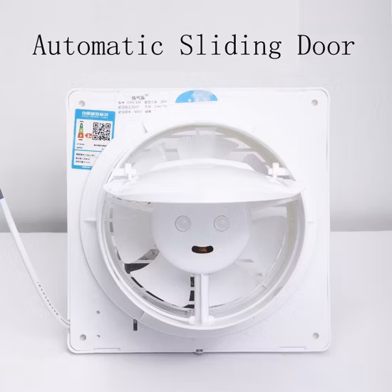 6/8/12인치 정사각형 저소음 욕실 및 주방 환기 배기 팬