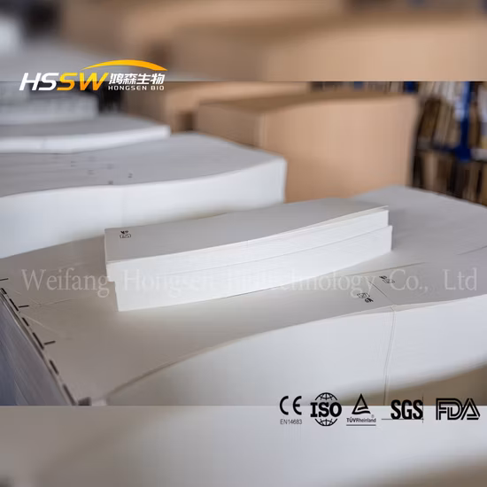 1300ml Yibing 260+18 단일 PE 정사각형 종이컵 팬