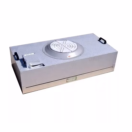 필터 크기: 1170 x 1170 x 70, 스테인리스 스틸 FFU 팬 필터 장치