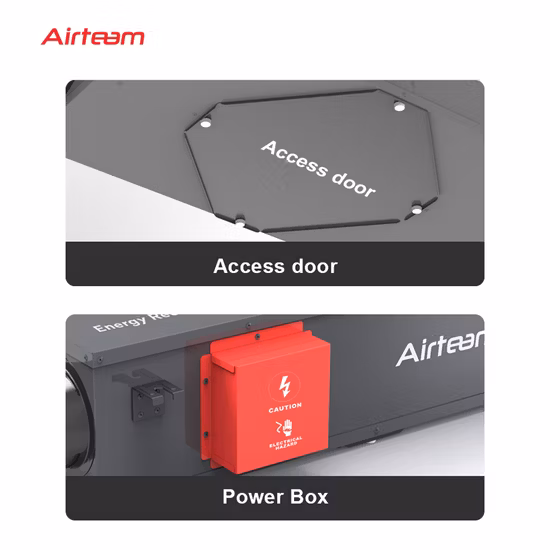 막힘 방지, 통기성, 제습, 편안한 가정용 에너지 회수 팬